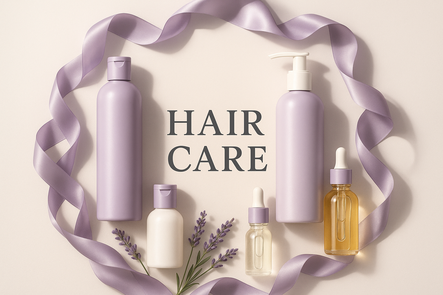 Hair care products including shampoo, conditioner, hair oils and treatments for all hair types