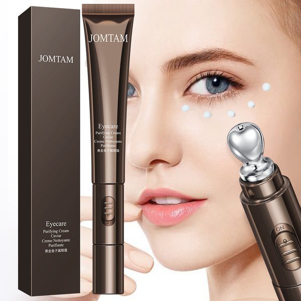 JOMTAM skincare product with packaging and tool on a white background