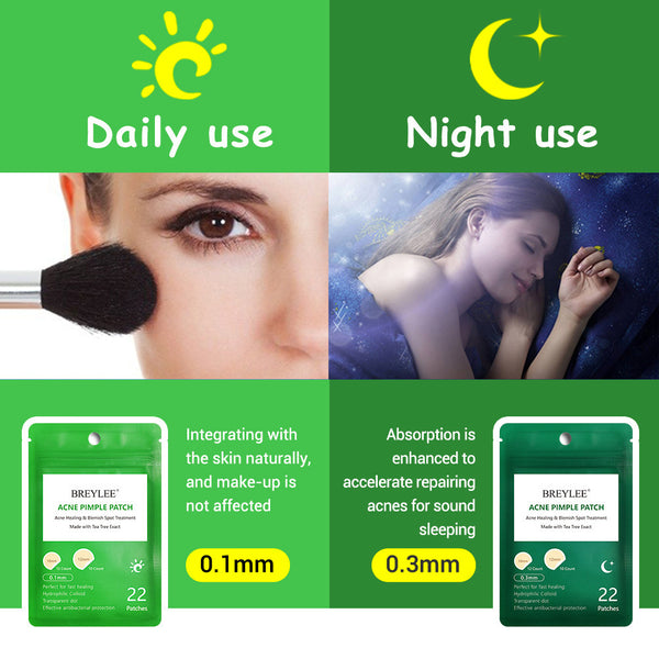 Tea Tree Acne Patch - Professional Ultra-Thin Invisible Belgian Hydrophilic Absorption