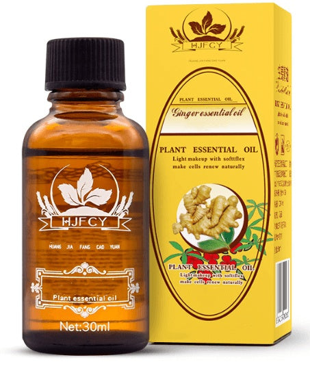 Lymphatic Drainage Oil - 30ml Ginger & Grape Seed Therapeutic Massage