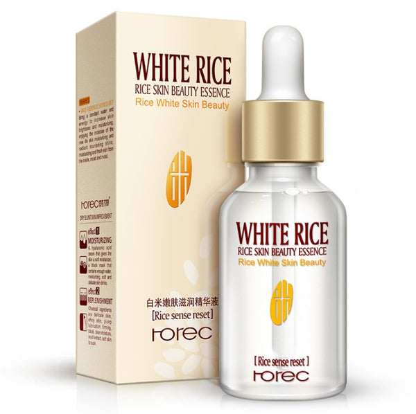 White Rice Serum - 15ml Brightening Anti-Aging Moisturizing Treatment
