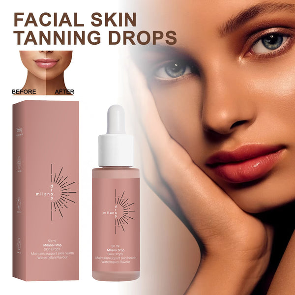 Self-Tanning Serum - Professional Face Body Dark Bronzer Fine Line Repair