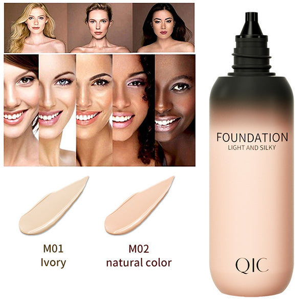Liquid Foundation - Professional Full Coverage Waterproof Concealer Brightening