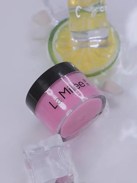Lip care treatment application tutorial showing moisturizing benefits