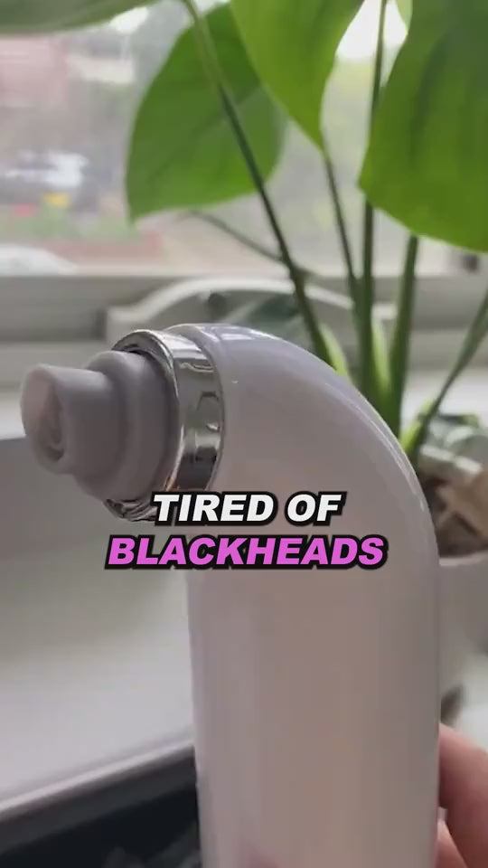 Advanced pore vacuum blackhead remover skincare treatment demo